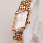 Rosegold Woman  Chain Watch Pink